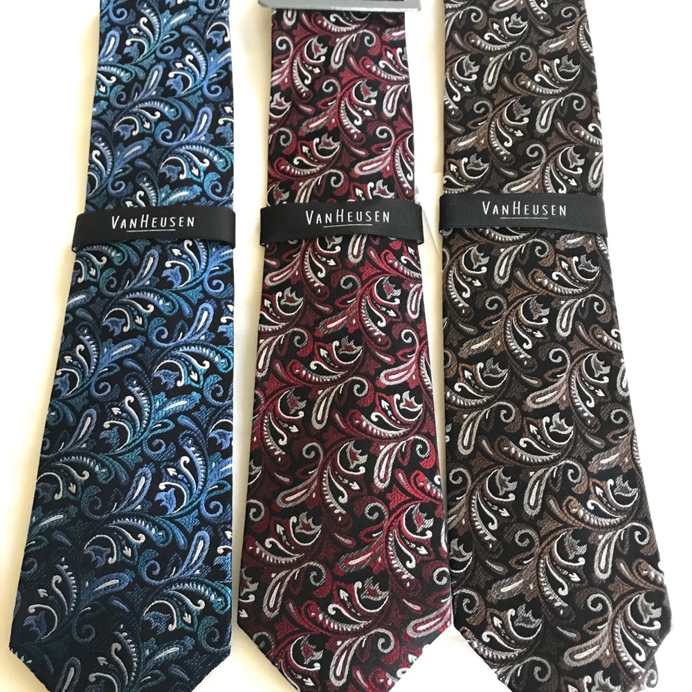 Neckties, set of 3,
